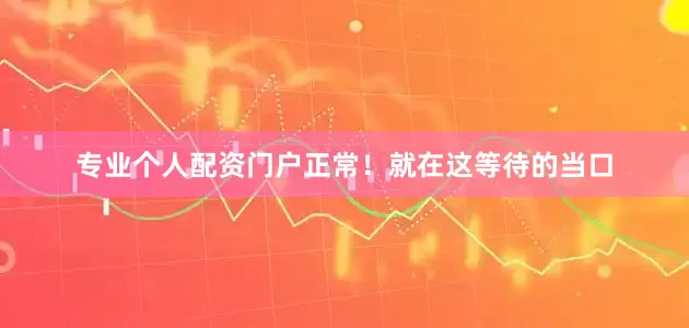 专业个人配资门户正常！就在这等待的当口